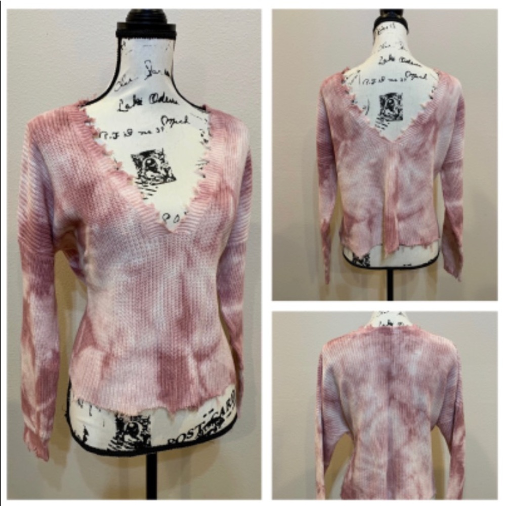 Victoria’s Secret Pink Oversized Crop Sweater Top